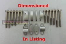 Bar Risers Raiser kit 22.2mm 7/8" bar multi-stage Motorcycle Universal 5 to 35mm