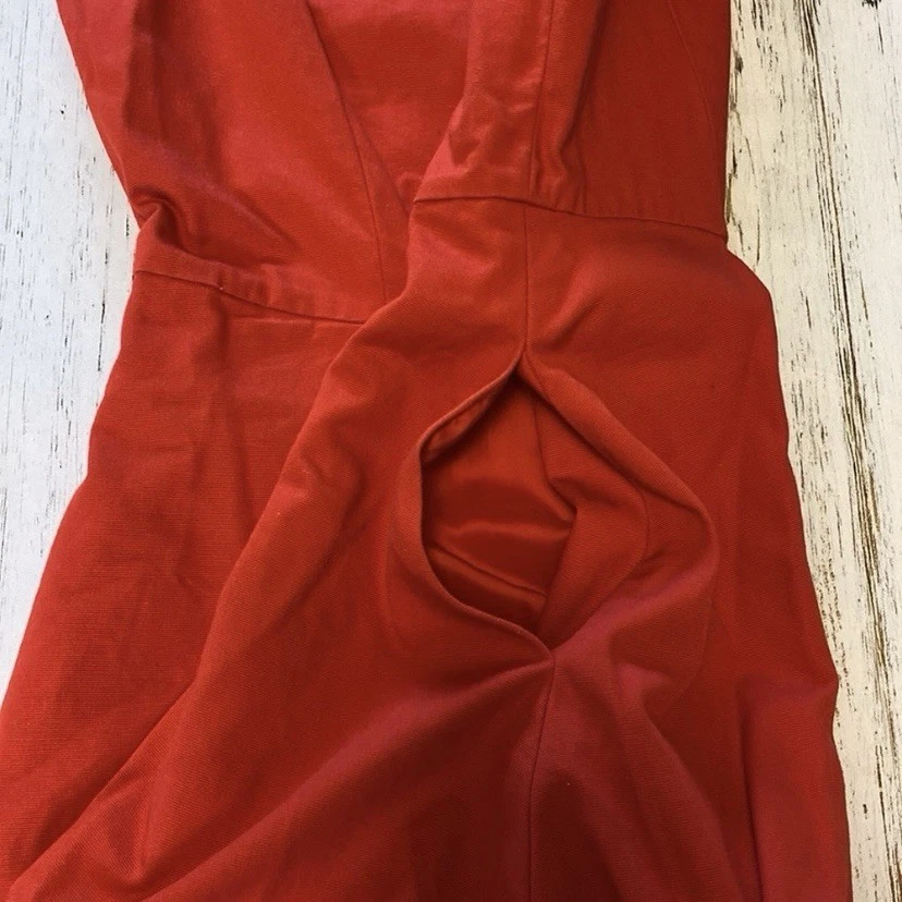 Abito rosso Kate Spade Saturday The Good Times aderente e svasato taglia 0