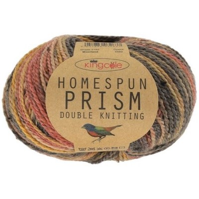 King Cole Homespun Prism DK buntes Strick- und Häkelgarn Wolle