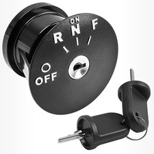 DRIVE UP Ignition Key Switch W/2 Keys for EZGO Electric RXV Standard, Black