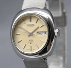 Vintage OH *1970y [EXC+5] KING SEIKO 5626-6000 HI-BEAT 34mm Cream AT Mens Watch