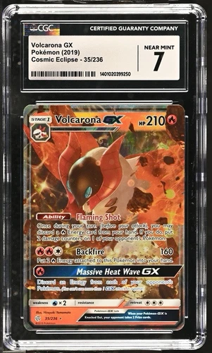 Volcarona GX - CGC 7 - 2019 Cosmic Eclipse 35/236 Holo