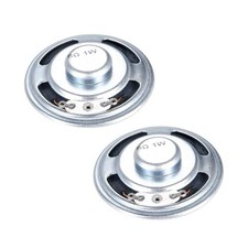 uxcell 1W 8 Ohm DIY Speaker 50mm Round Shape Replacement 1w 8 ohm 2pcs