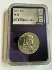 1957 Franklin Half Dollar 50c Proof NGC PF69 Bert Purple Core