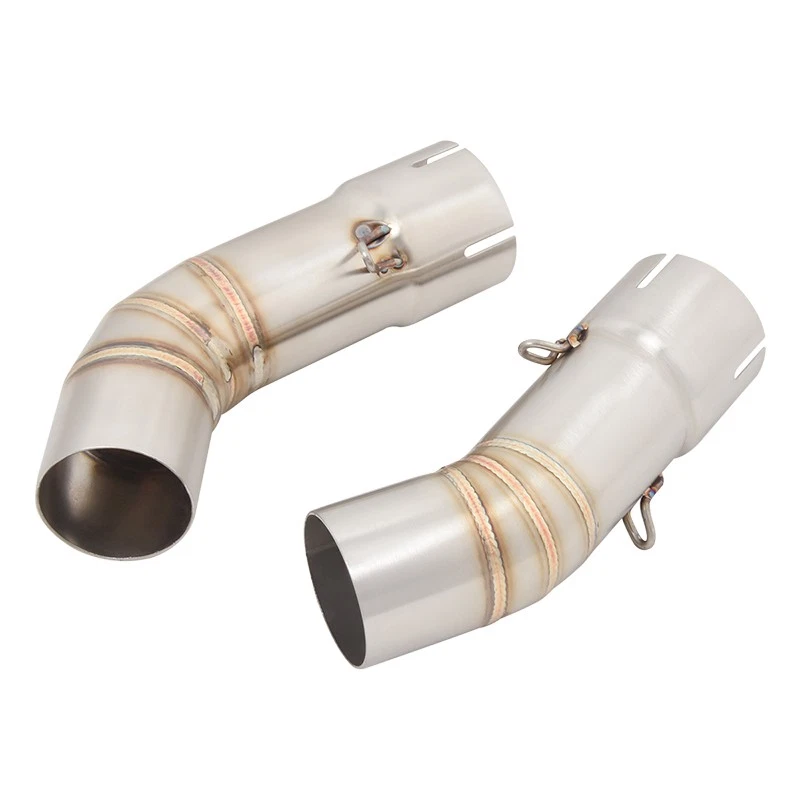 Sistema de escape para moto Ducati 848 1098 1198 enlace medio tubo conexión deslizamiento Foto 3 de 4