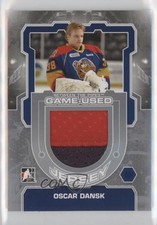 2012-13 ITG Between the Pipes Game-Used Jersey Silver /140 Oscar Dansk #M-17 5r8