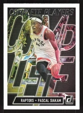 2019 DONRUSS PASCAL SIAKAM 5 MINT COMPLETE PLAYERS BASKETBALL TORONTO RAPTORS