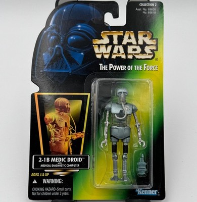 Kenner Star Wars 2-1B Medic Droid Power of the Force 3.75 Inch Figure