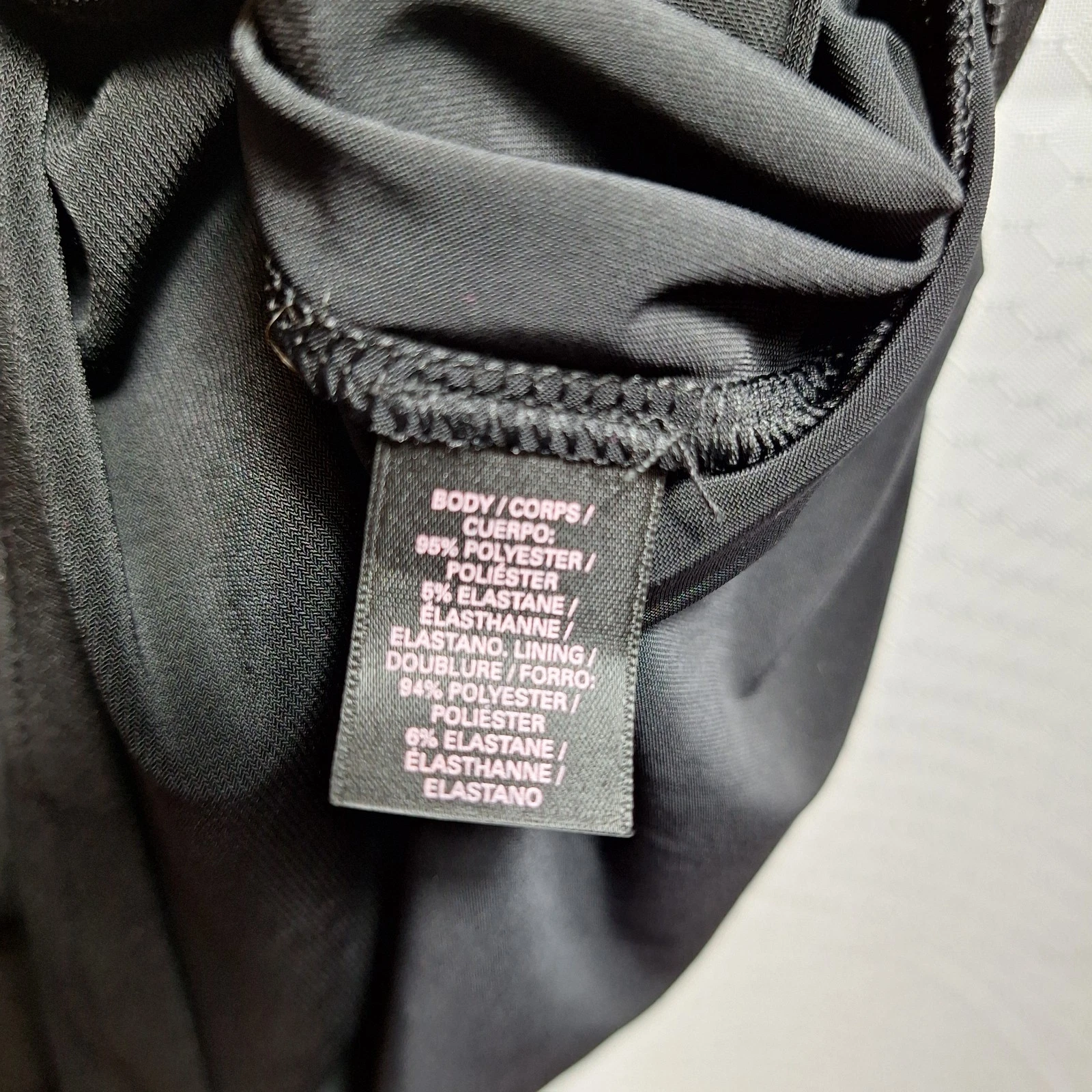 UNDERCOVER Abito nero VICTORIA'S SECRET scollo a scoop taglia S nero setoso cappuccio manica Y2K