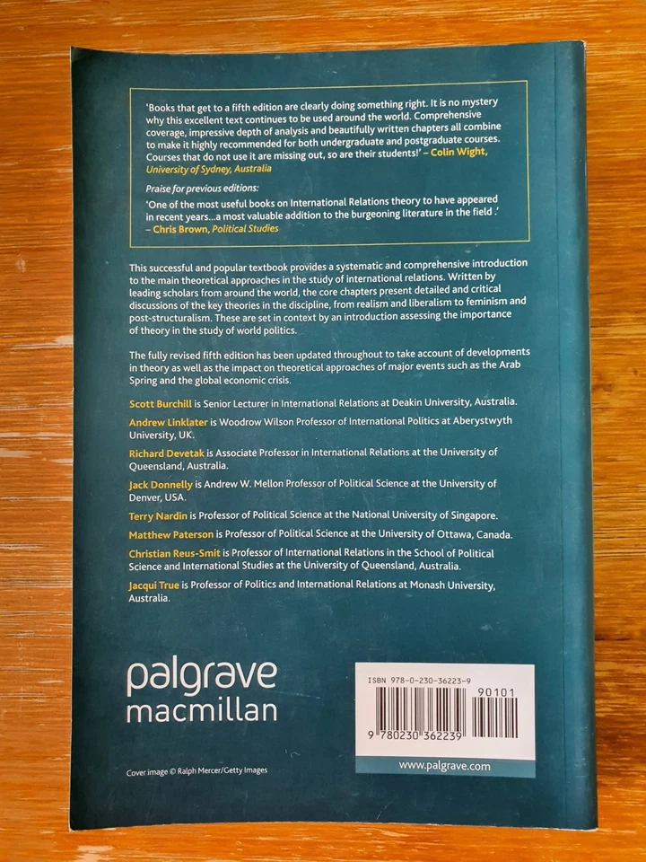 Theories Of International Relations Fifth Edition Burchill Linklater Devetak - Image 2 of 4