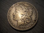 1883 O Morgan Silver Dollar