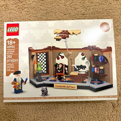 LEGO 40902 Tribute to Leonardo da Vinci 251pc 18+ NIB/SEALED