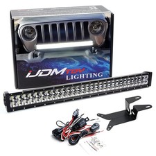 Led Front Bumper Light Bar Kit For Jeep Wrangler Jl Gladiator Jt White Led Front Bumper Light Bar Kit For Jeep Wrangler Jl Gladiator Jt White