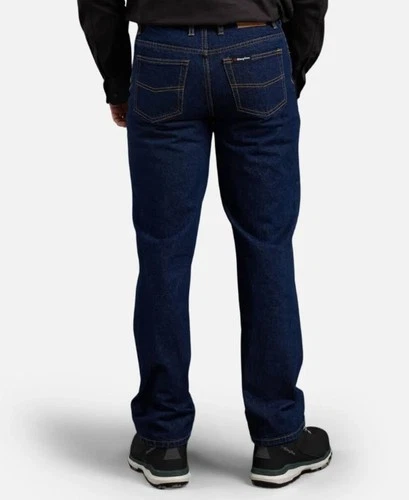 Men's King Gee Work Jeans K03020 Straight Blue Size 36" Long Leg 36" NWT - Picture 1 of 18