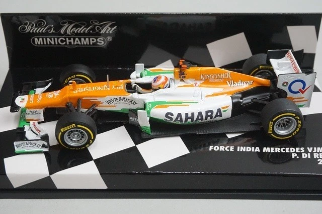 1:43 MINICHAMPS 410120011 Force India Mercedes VJM05 2012 model car - Image 3 of 4