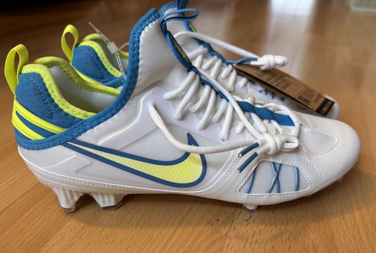 Nike Huarache 9 Varsity LAX SE \'Volt Vivid Blue\' FZ3620-100 size 11 Nike Huarache 9 Elite Blue and Volt Limited Edition Lacrosse  main image 3