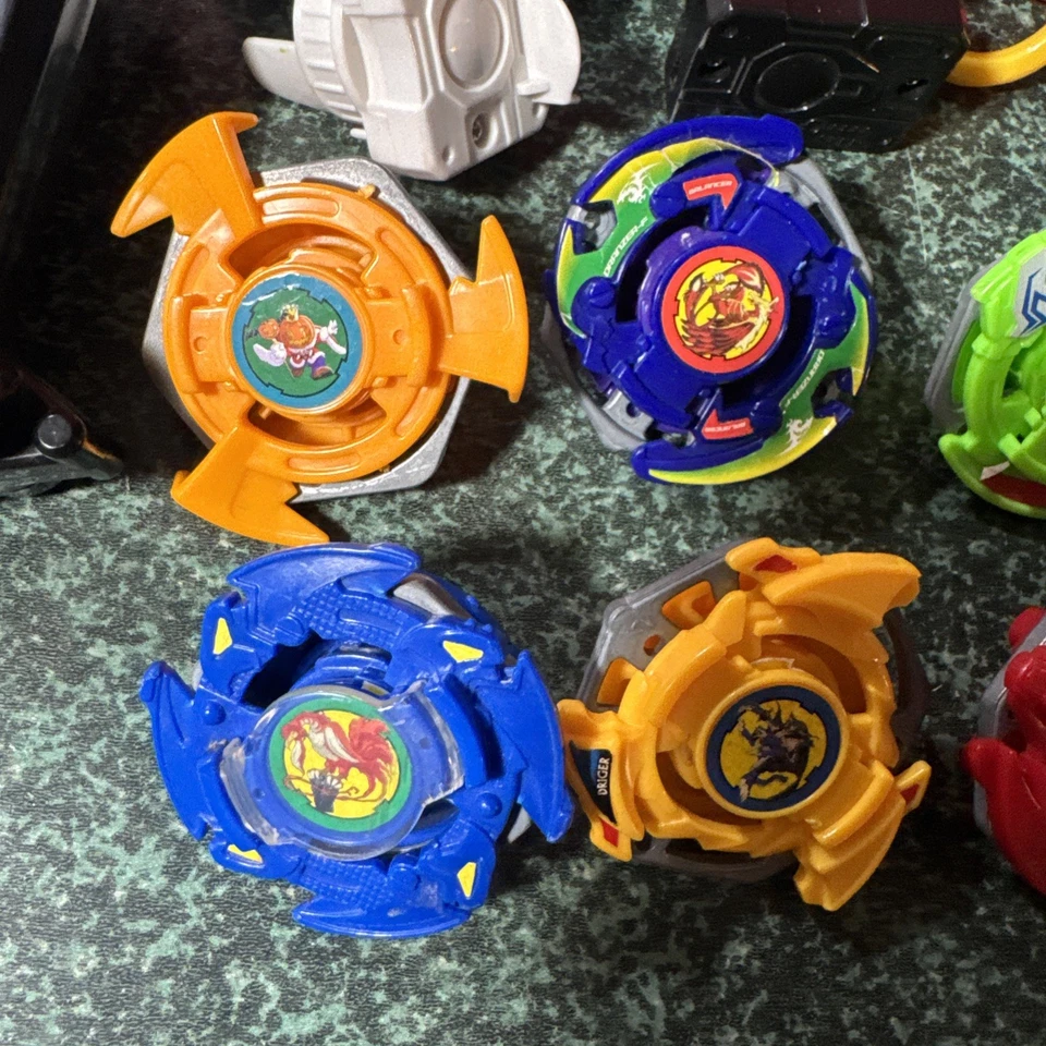 Лот 2002 Beyblades - Рукоятка Стрелкового - Драгун - Дригер - M-Turtle - РЕДКАЯ! - Изображение 3 из 4