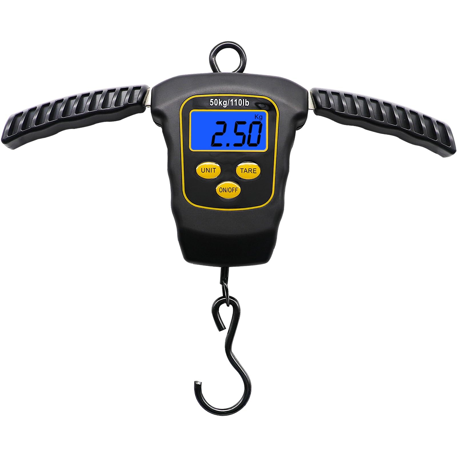 Fish Scale 110lbs/50kg Portable Hanging Fishing Weight Scale