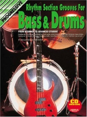 PROGRESSIVE RHYTHM SECTION GROVES FOR BASE & DRUMS, FROM By Stephan Richter VG