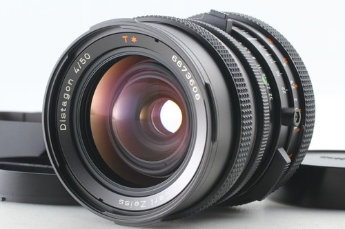 【MINT w/ Hood】 Hasselblad Carl Zeiss T* Distagon CF 50mm f4 FLE Lens from...