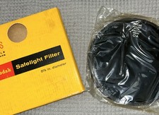 Kodak Safelight Filter 5.5   OA Wratten Series - Vintage Darkroom- Round Filter