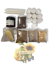 Kit De Santería. Jutia, Pescado Ahumado Y Maíz Tostado. Velas, Pim De Guinea