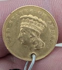 1855 Gold Coin United States Liberty Head 3 Dollars - No International Shipping
