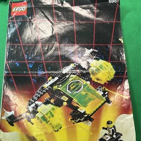 SPACE LEGO 6981 BLACKTRON AERIAL INTRUDER WITH MANUAL