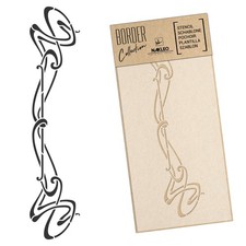 Border Reusable Plastic Wall Stencil // Art Nouveau Ornament 1 // Art Craft ...