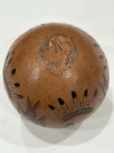 Navajo Seed Pot Nancy Chilly Native American Bear Folk Art Handcrafted Signed - Picture 13 of 15