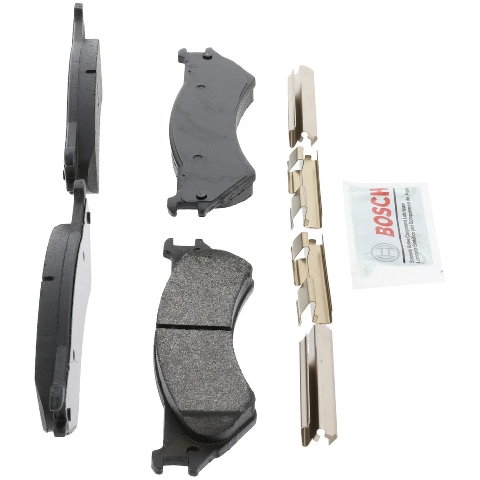 BE802H Juego de pastillas de freno traseras Bosch de 2 ruedas para furgoneta E350 E150 E250 Ford E-150 Foto 4 de 4