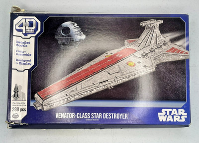 Star Wars 4D Build Venator-Class Star Destroyer Cardstock Model Kit Spin Master