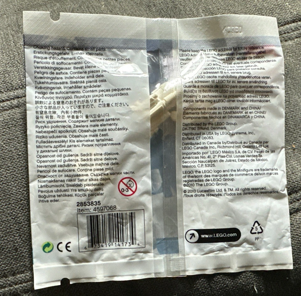 LEGO Star Wars White Boba Fett Prototype Ploybag NIB Sealed 4597068 - Image 2 of 2