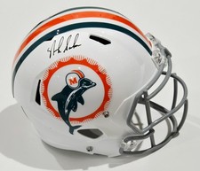 Nick Saban Signed Auto Miami Dolphins F/S Full Size Helmet JSA Witness NFL NCAA