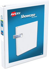 Showcase Standard View 3 Ring Binders, 1" Slant Rings, 250-Sheet Capacity, 1.4 I