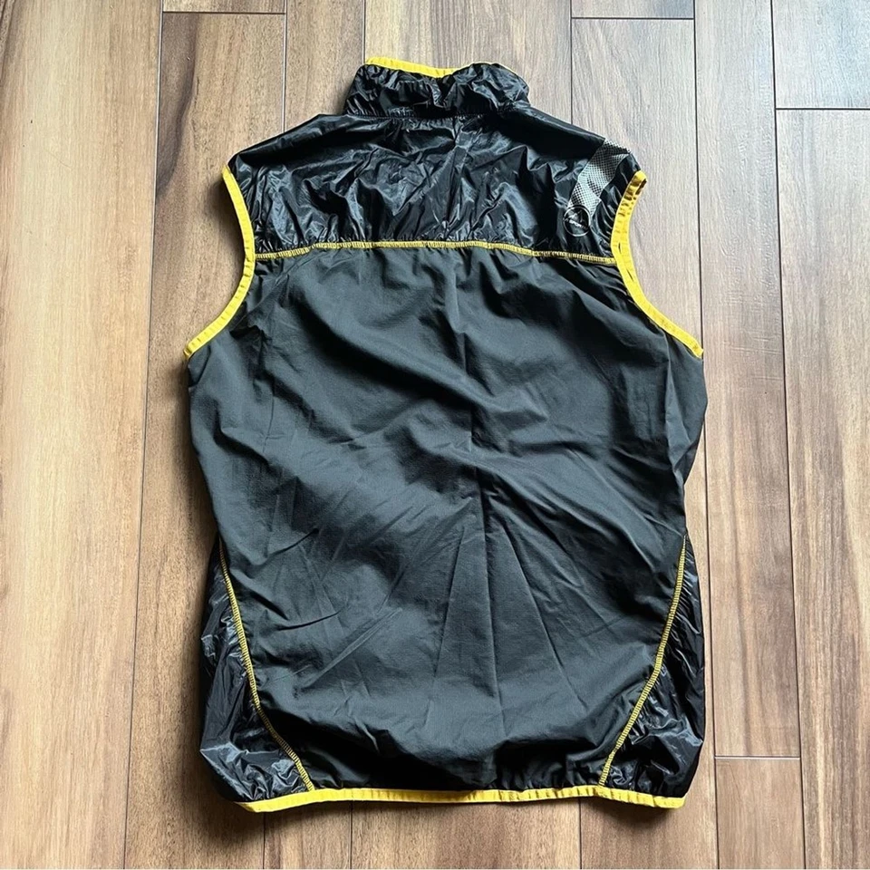 Жилет ветровка La Sportiva черный с желтой отделкой размер большой - Изображение 4 из 4