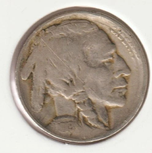 1919 US Indian Head Buffalo Nickel FULL DATE Rare 107 Year Old Collection Coin