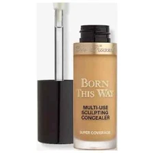 TOO FACED Born This Way Super Coverage Multi Use Sculpting Concealer LATTE NIB
