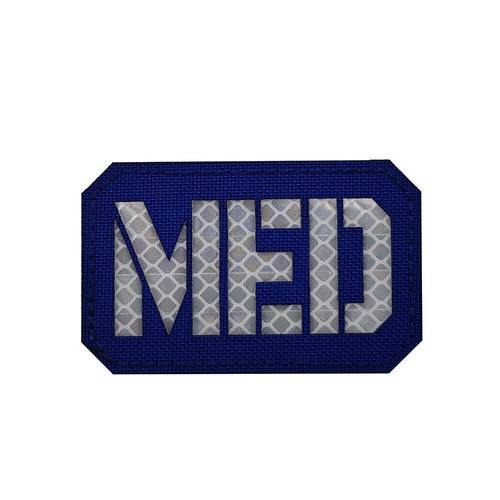 MED Medic Tactical Patch IR Reflective Badge First Aid Army Airsoft Hook Loop - Picture 11 of 21