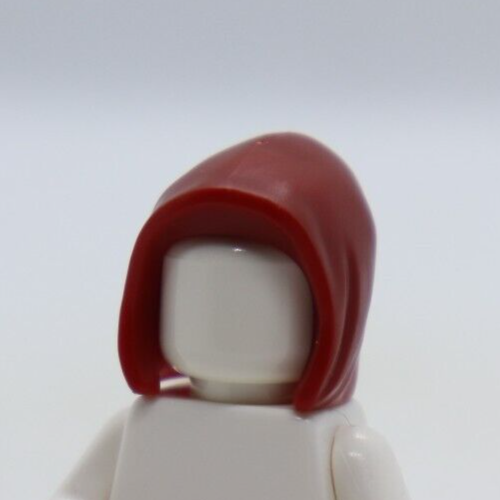 HEADGEAR - DARK RED Hood Basic Smooth Hoodie LEGO® Minifigure Part