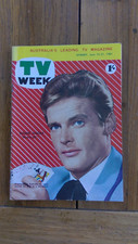 Vintage TV Week Magazine 1961 Sydney  June 15 Roger Moore - Maverick