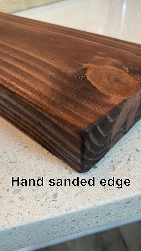 FÁCIL INSTALACIÓN ESTANTES FLOTANTES MADERA MACIZA HECHOS A MANO 4 COLORES TORNILLOS Y BROCAS PROPORCIONADOS Foto 4 de 4