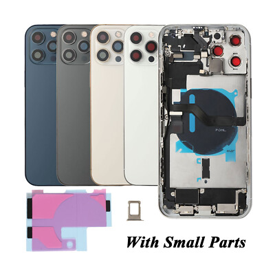 Glass Back Housing Replacement Rear Battery Cover For Apple iPhone 12 Pro Max