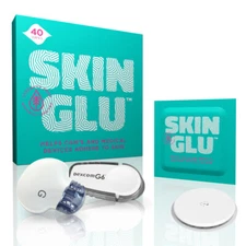 Skin Glu (40 Pack) CGM Barrier Wipes - less skin reactions and stickier skin