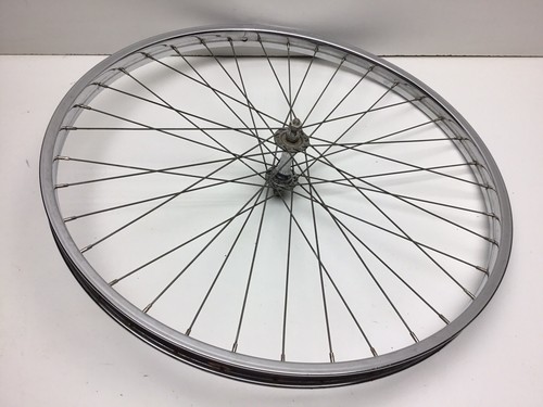 Vintage Schwinn 26” 1 3/4” S7 Chrome Bicycle Wheels Rims NICE - Picture 8 of 12