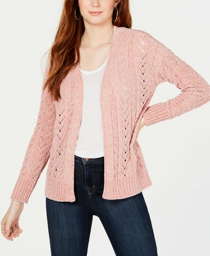 Hippie Rose Juniors' Pointelle-Knit 