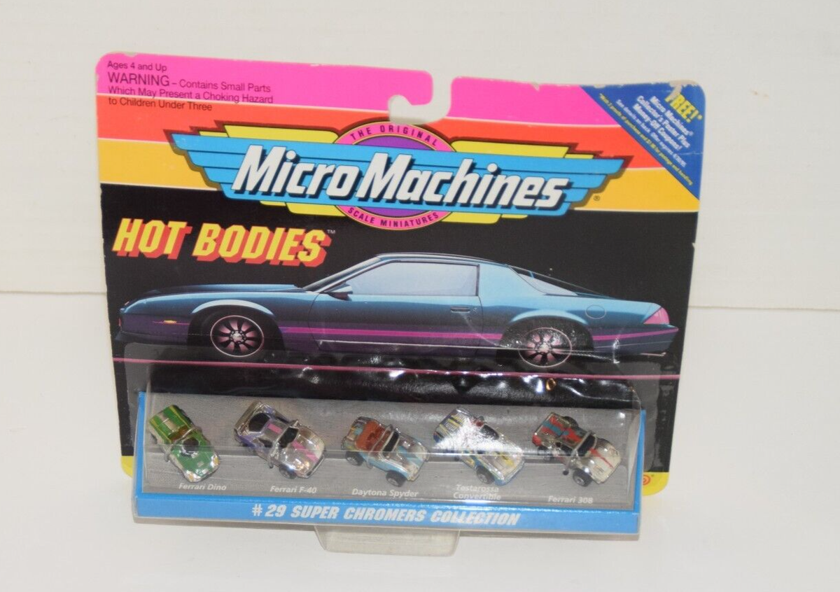 Micro Machines Hot Bodies #29 Super Chromers Collection Galoob NEW