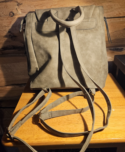 Violet Ray Retangular Shoulder/Handle Handbag/Tote/Backpack-Used - Picture 2 of 10