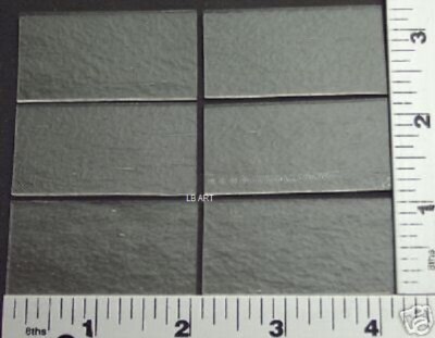1101.30 - 25 PIECES 1"x 1" CLEAR BULLSEYE 3mm THICK GLASS 90 COE - Foto 5