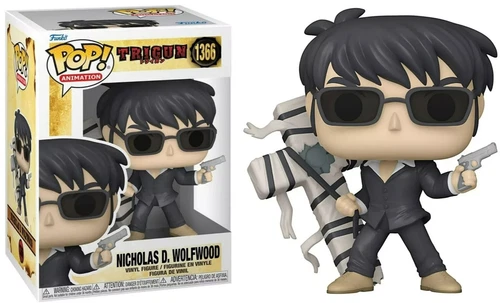 NEW FUNKO POP! ANIME Trigun Nicholas D. Wolfwood #1366 ~ FREE SHIPPING !